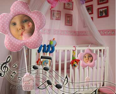 Carillon per neonato personalizzato con foto