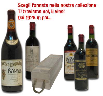 Vino d'annata personalizzato