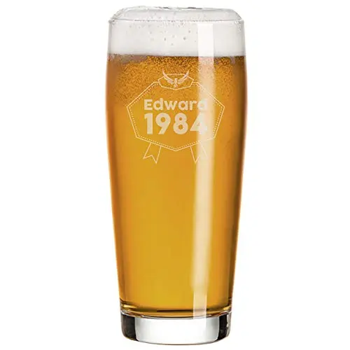 Bicchiere da Birra Personalizzata Compleanno - Eagle