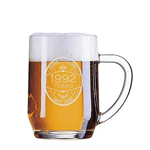 Boccale da Birra con Nome inciso per Compleanno