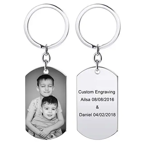 Portachiavi Personalizzato su 2 Lati