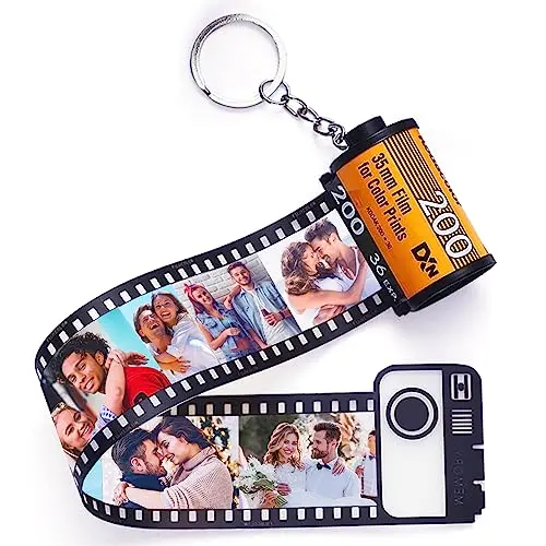 SOUFEEL Portachiavi Con Pellicola Personalizzati Con Foto