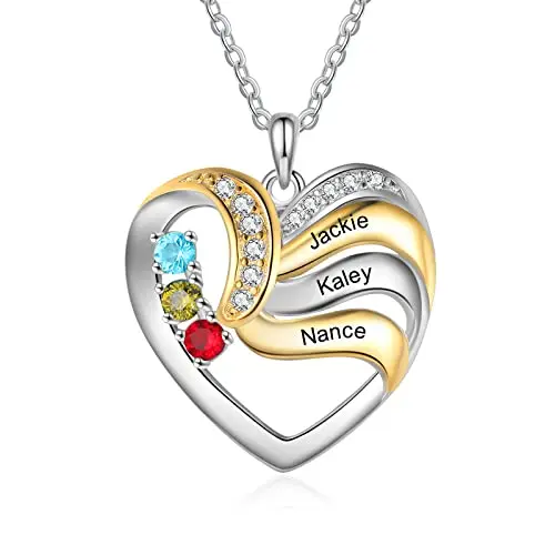 Collana con Nome Personalizzabile con Pietra Portafortuna