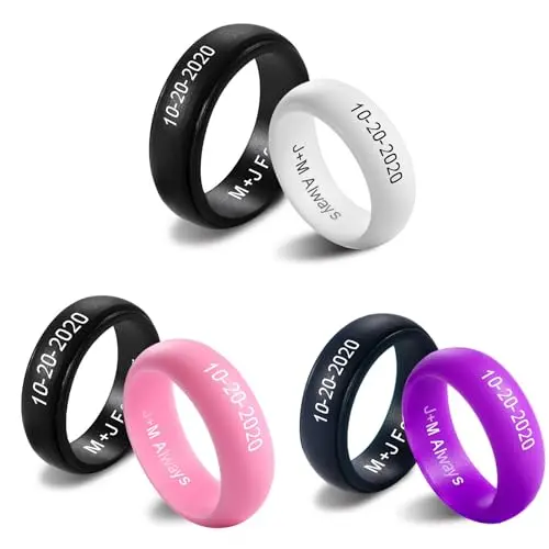 MeMeDIY Anello in Silicone Personalizzato