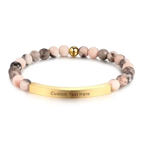 Braccialetto Pietra Naturale Personalizzato