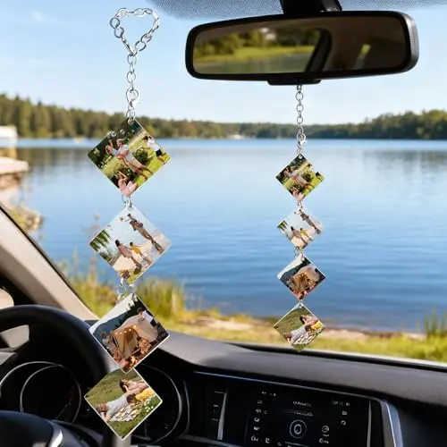 Ciondolo per Auto Personalizzata con Foto