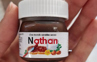 Nutella personalizzata con nome