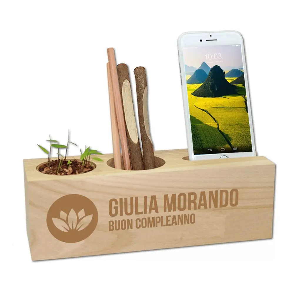 Organizer scrivania ecologico personalizzato