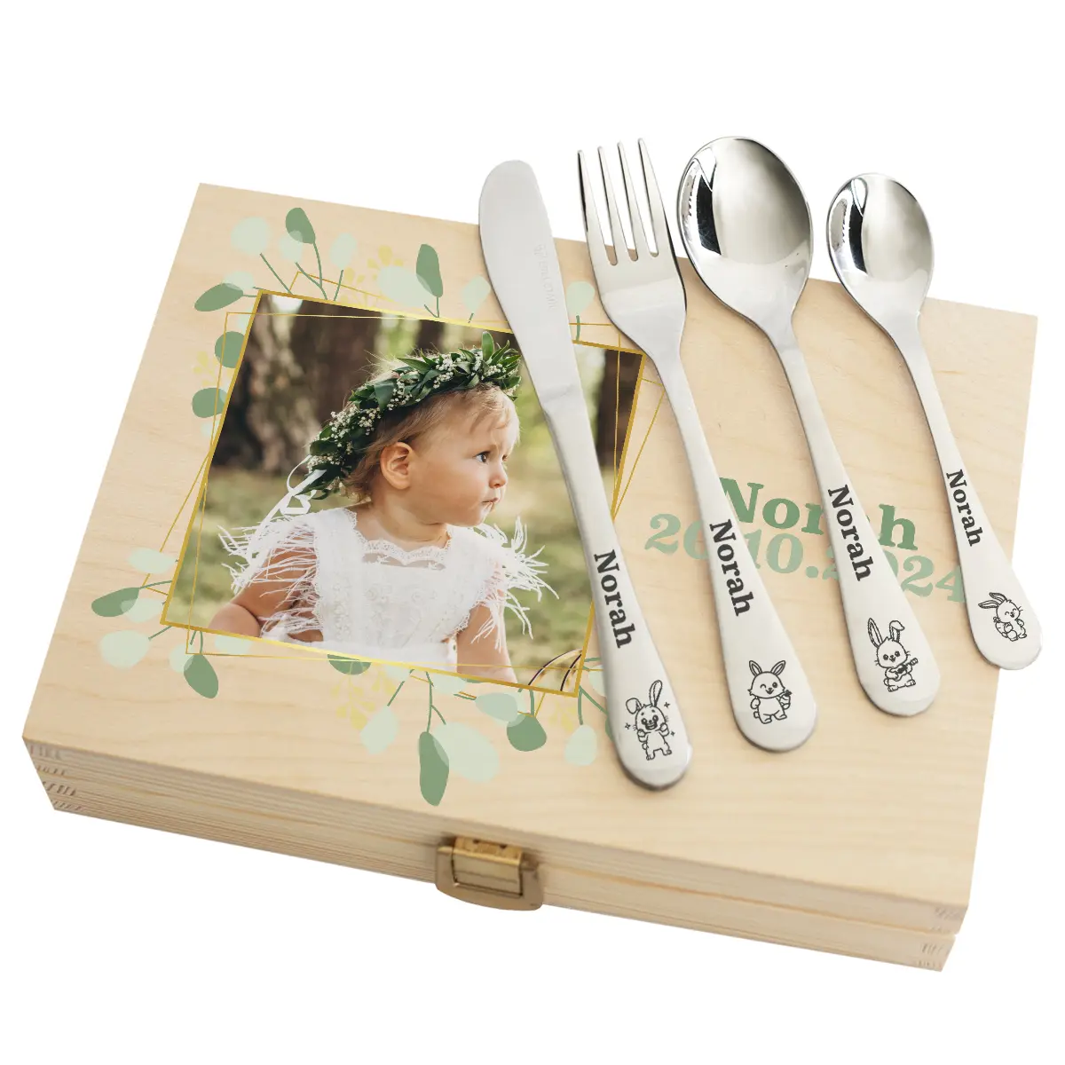 Posate bambini personalizzate con Foto