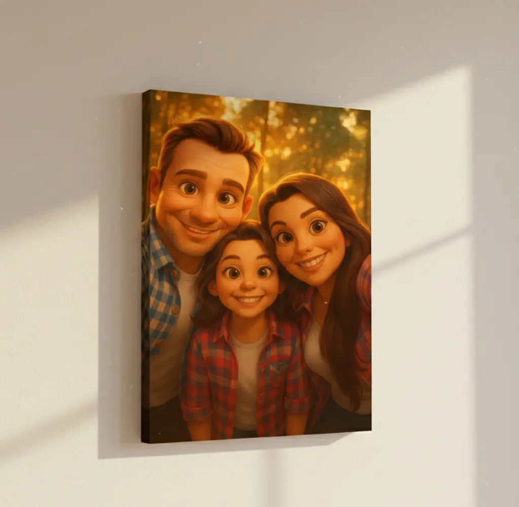 Ritratto Personalizzato stile film d'animazione