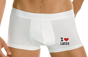 Boxer uomo con ricamo