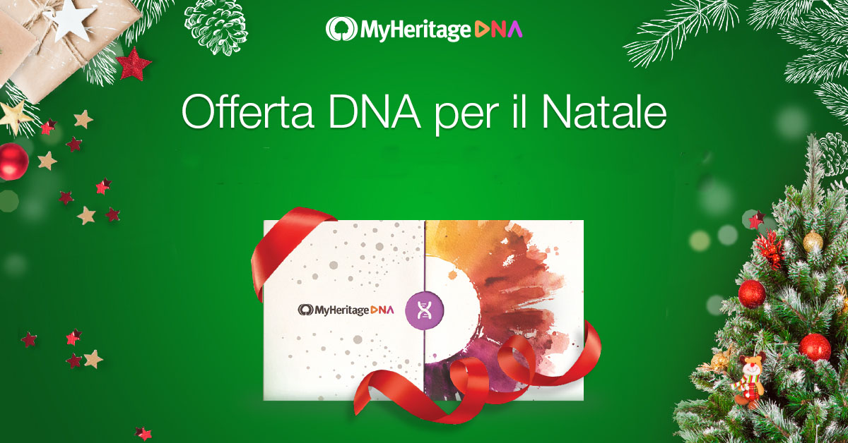 Regala un kit per il test del DNA a Natale