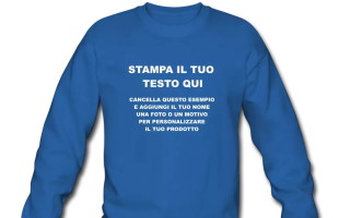Felpa classica da uomo
