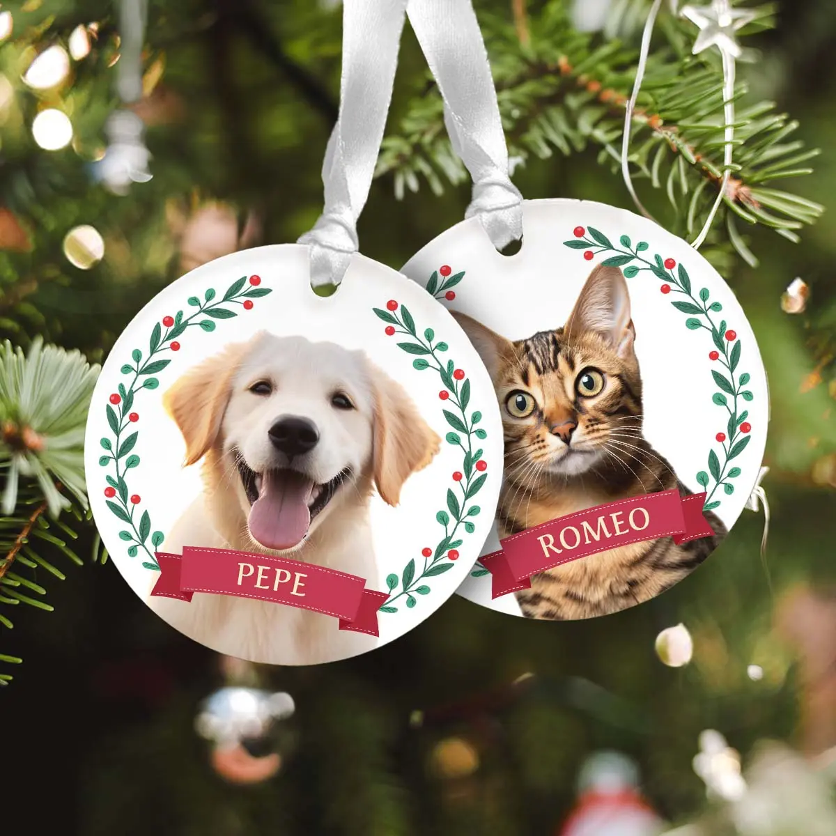 Pendente in Acrilico Personalizzato con Animale Domestico