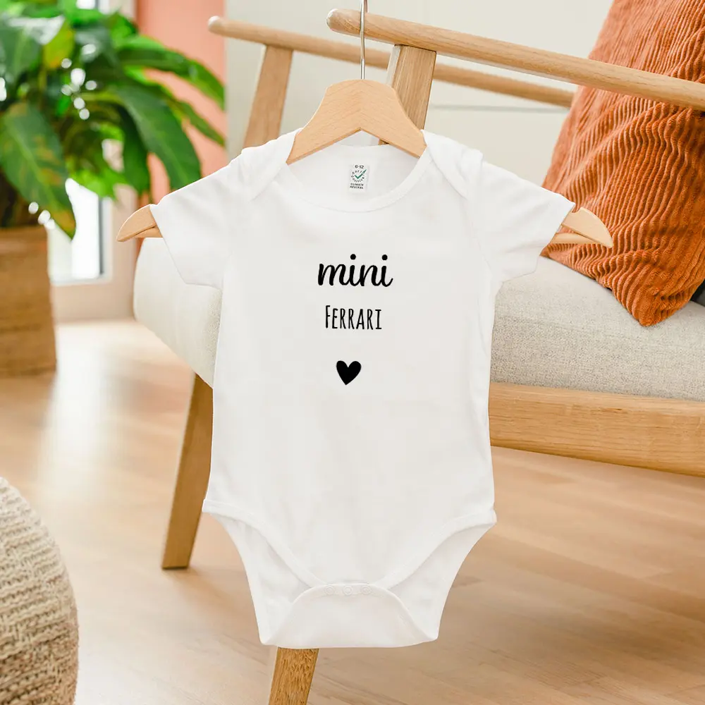 Body Neonato Personalizzato con Nome e Simbolo