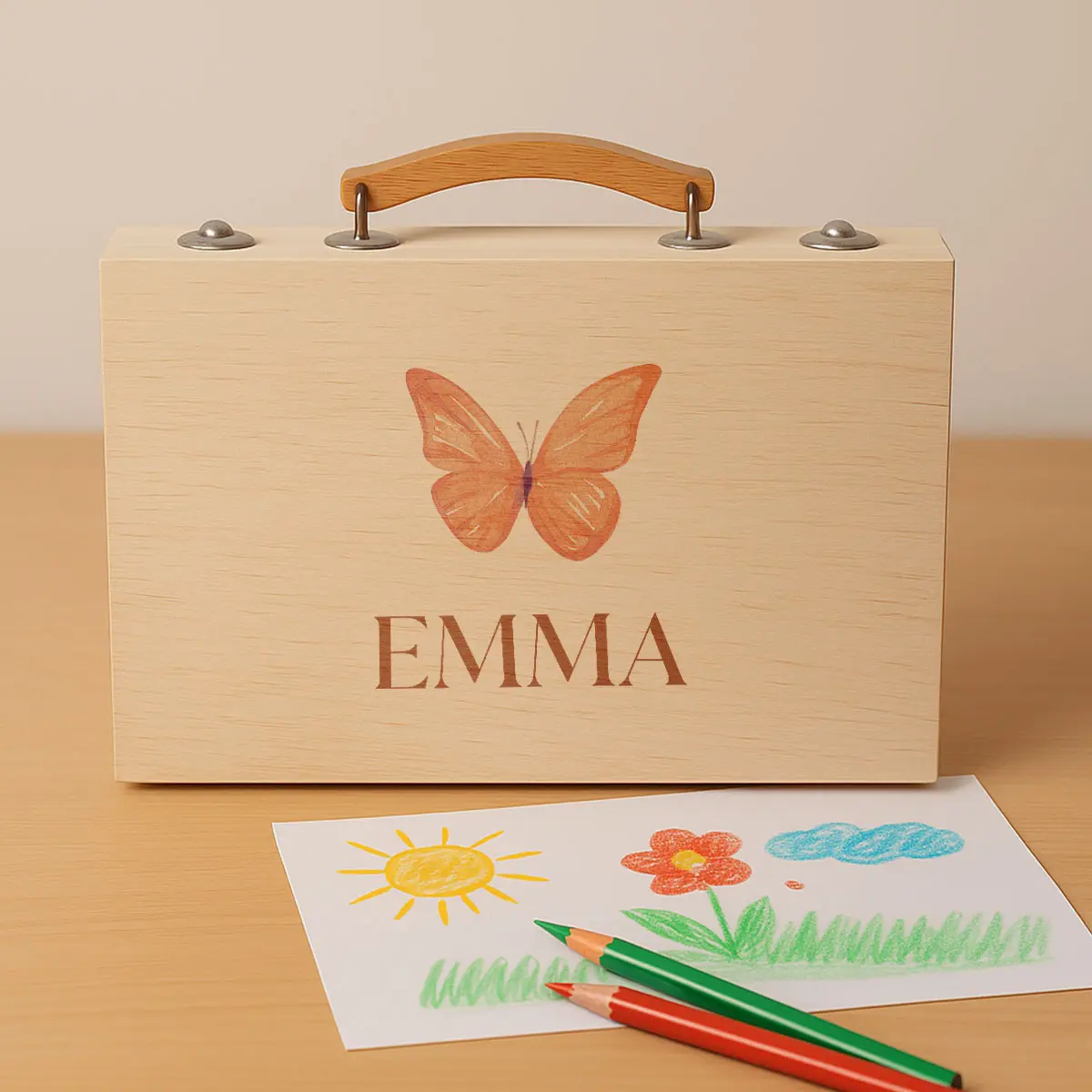 Valigetta Colori Personalizzata con Animali e Nome