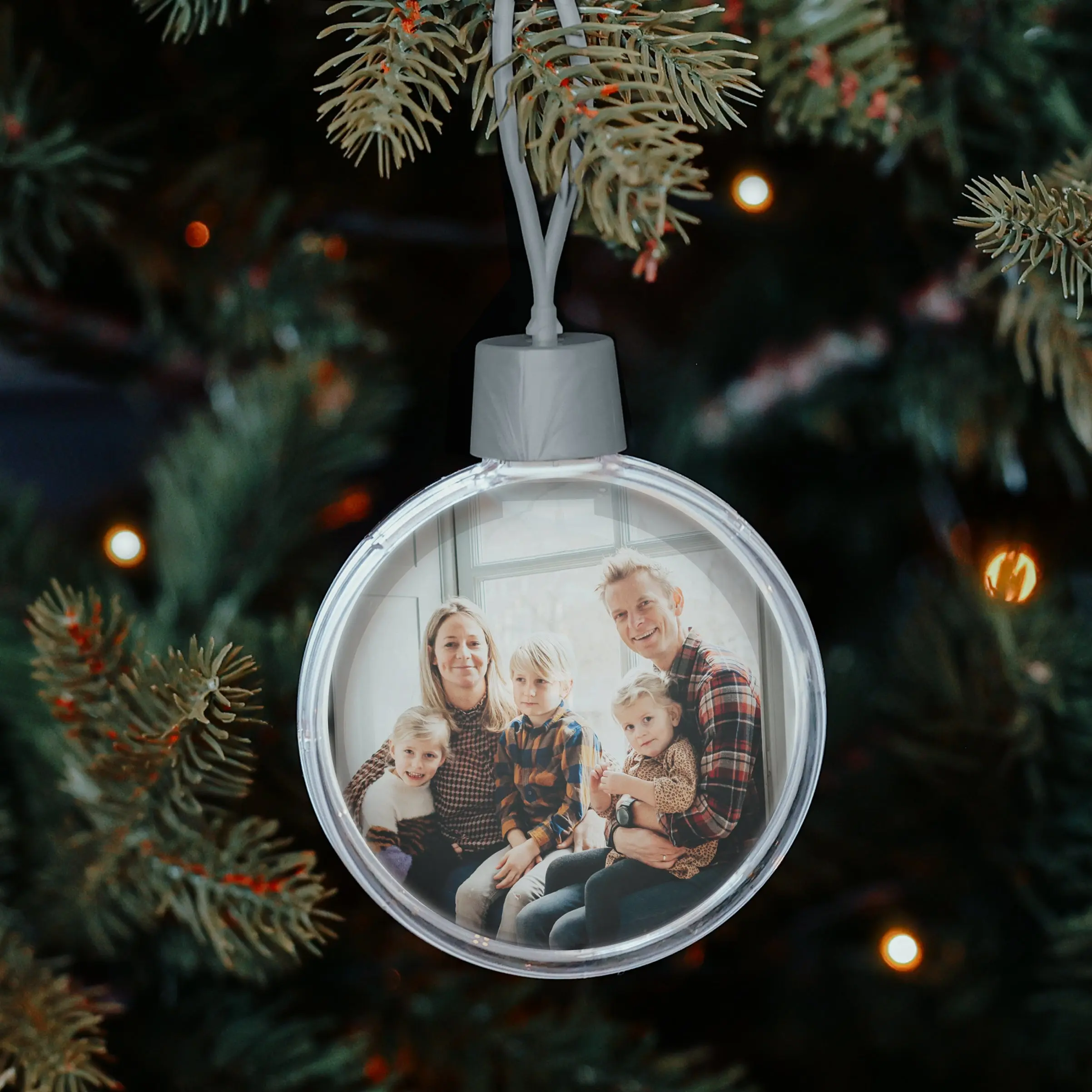 Palle di Natale con Foto - 1 Pezzo
