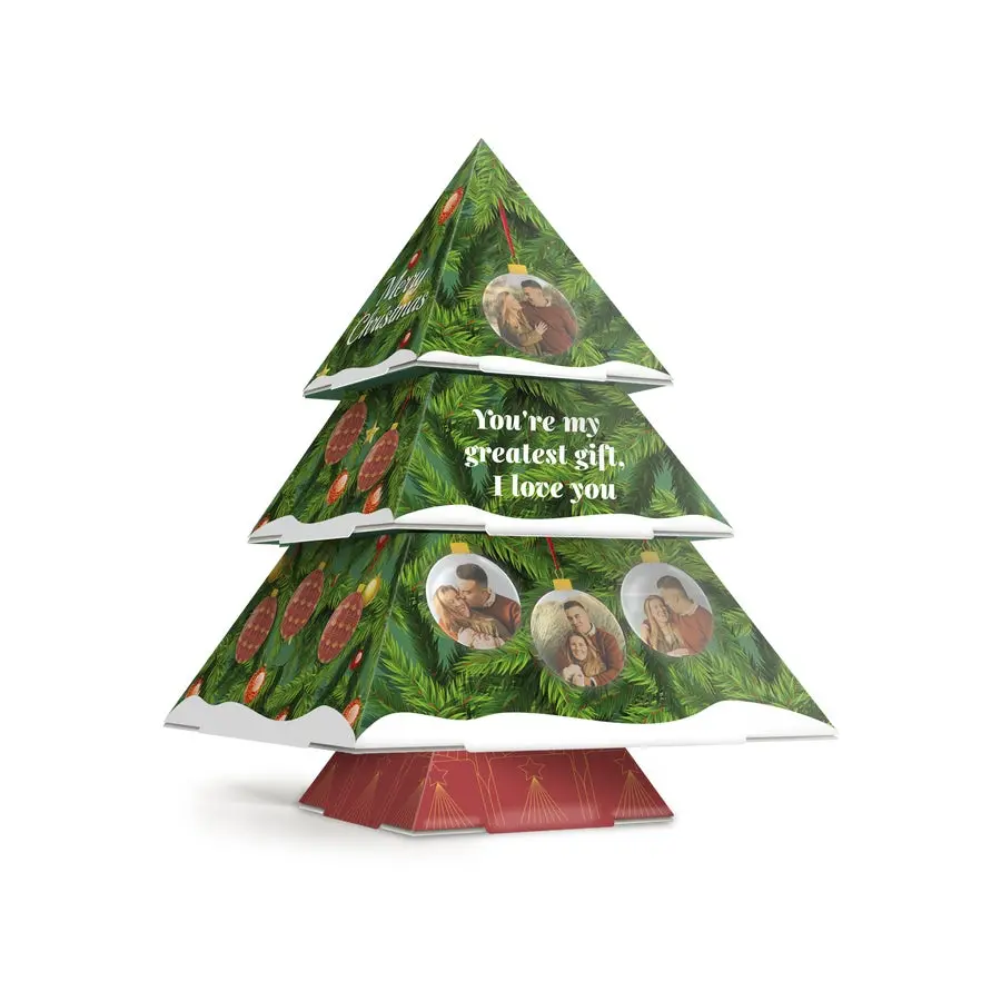 Albero di Natale di Carta con Foto