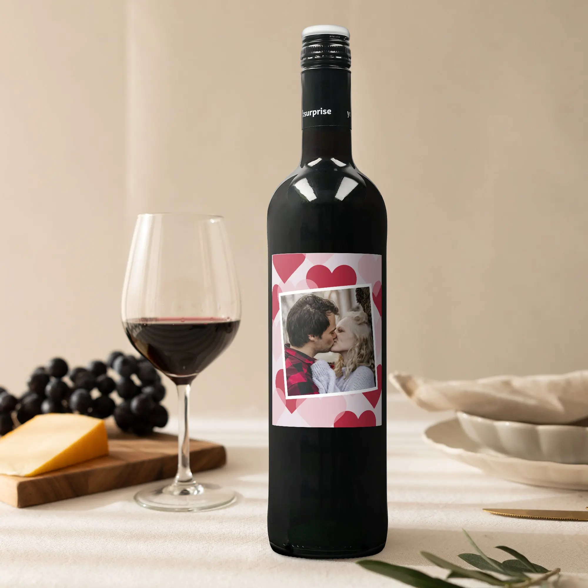 Maison de la Surprise - Merlot - Con etichetta personalizzata