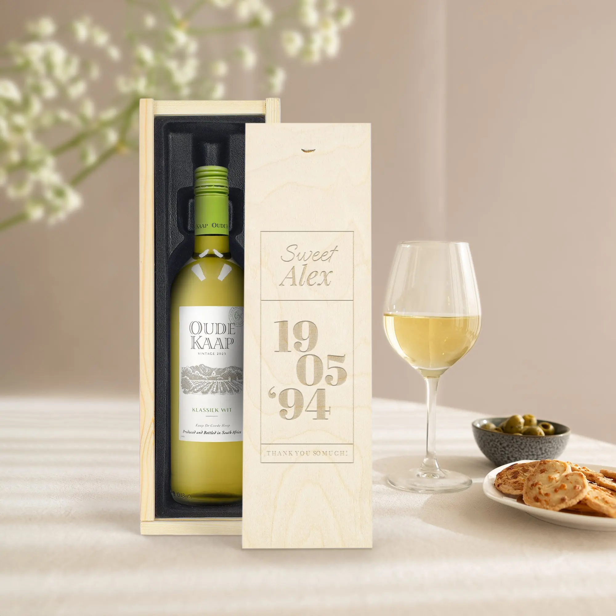 Vino in Cassetta Incisa - Oude Kaap Bianco