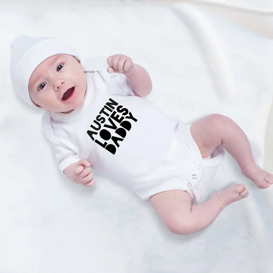 Body Personalizzato Prima festa del papà - Bianca 50/56