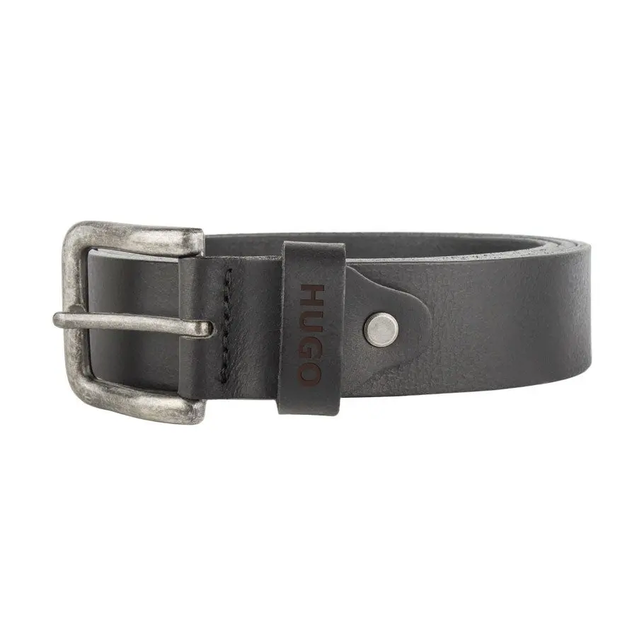 Cintura in pelle personalizzata - Nera