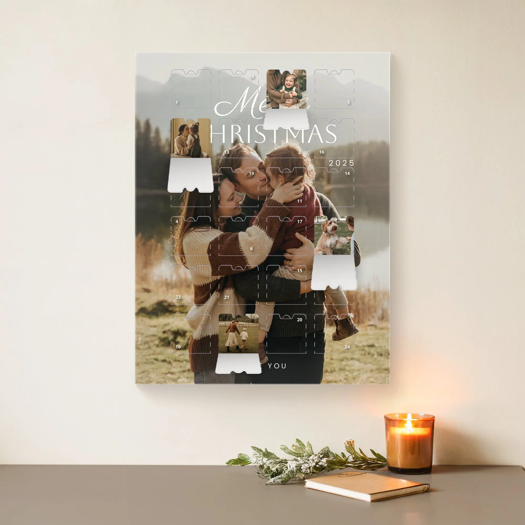 Calendario dell'avvento personalizzato - Foto