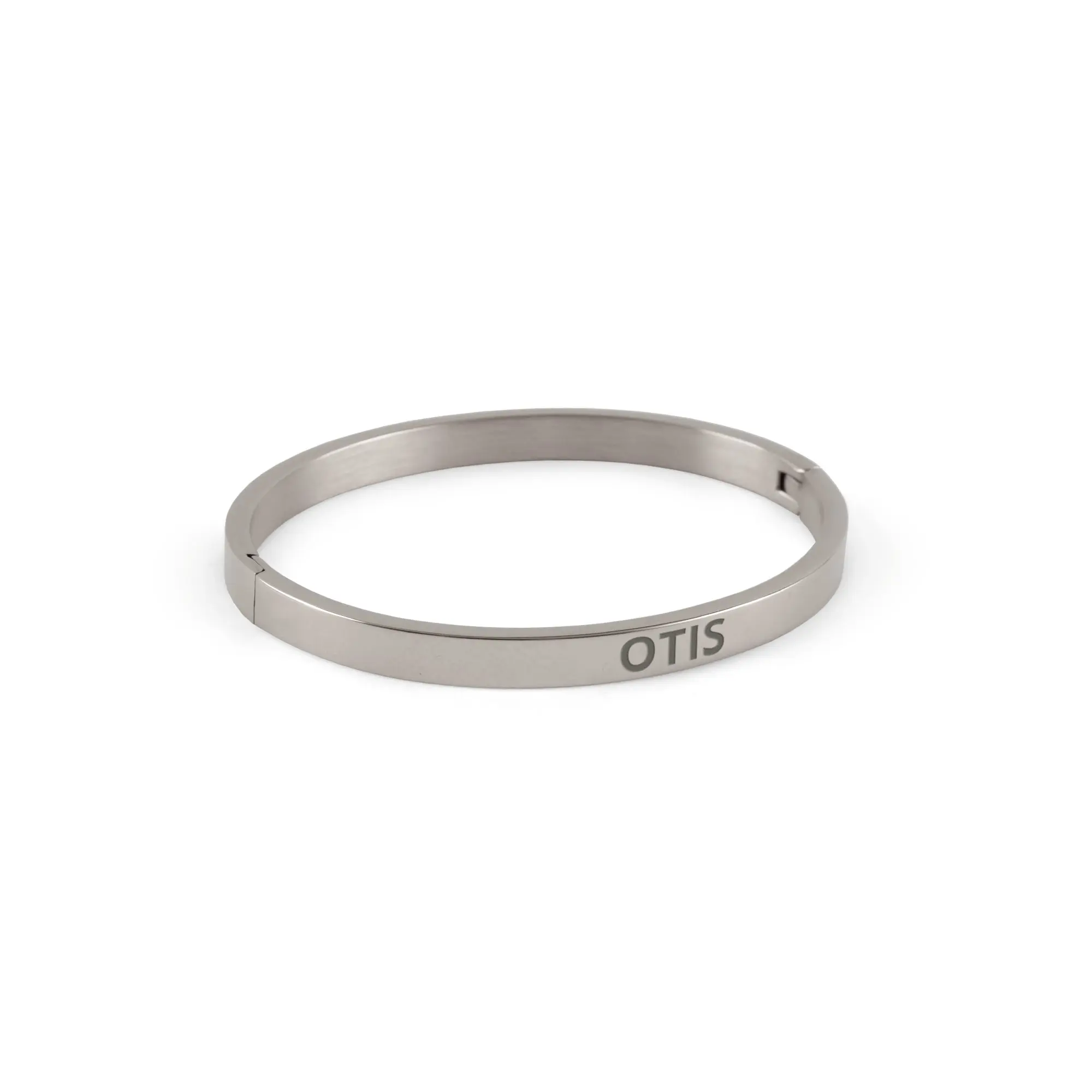 Bracciale piatto personalizzato - Colore Argento