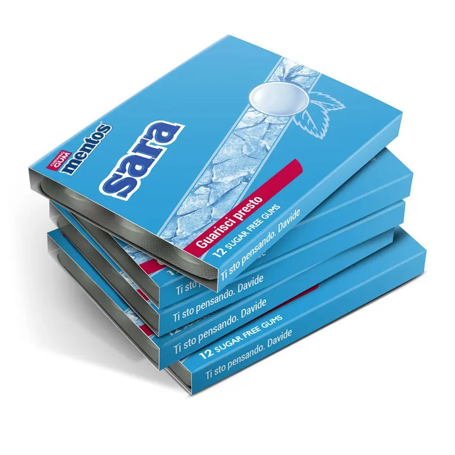 Gomme da Masticare Mentos - 24 Confezioni Personalizzate