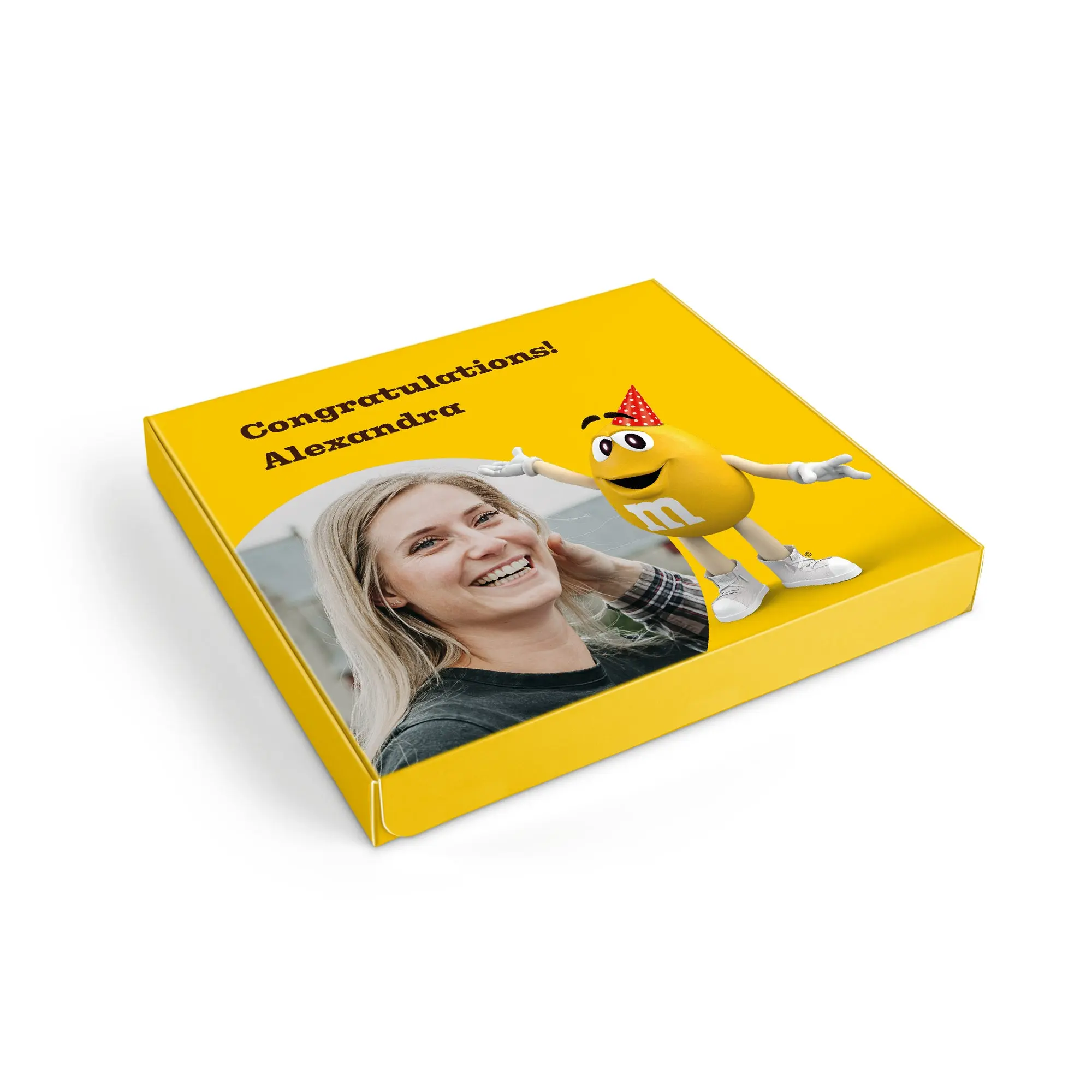 Confezione Regalo con Cioccolatini M&M's Personalizzata