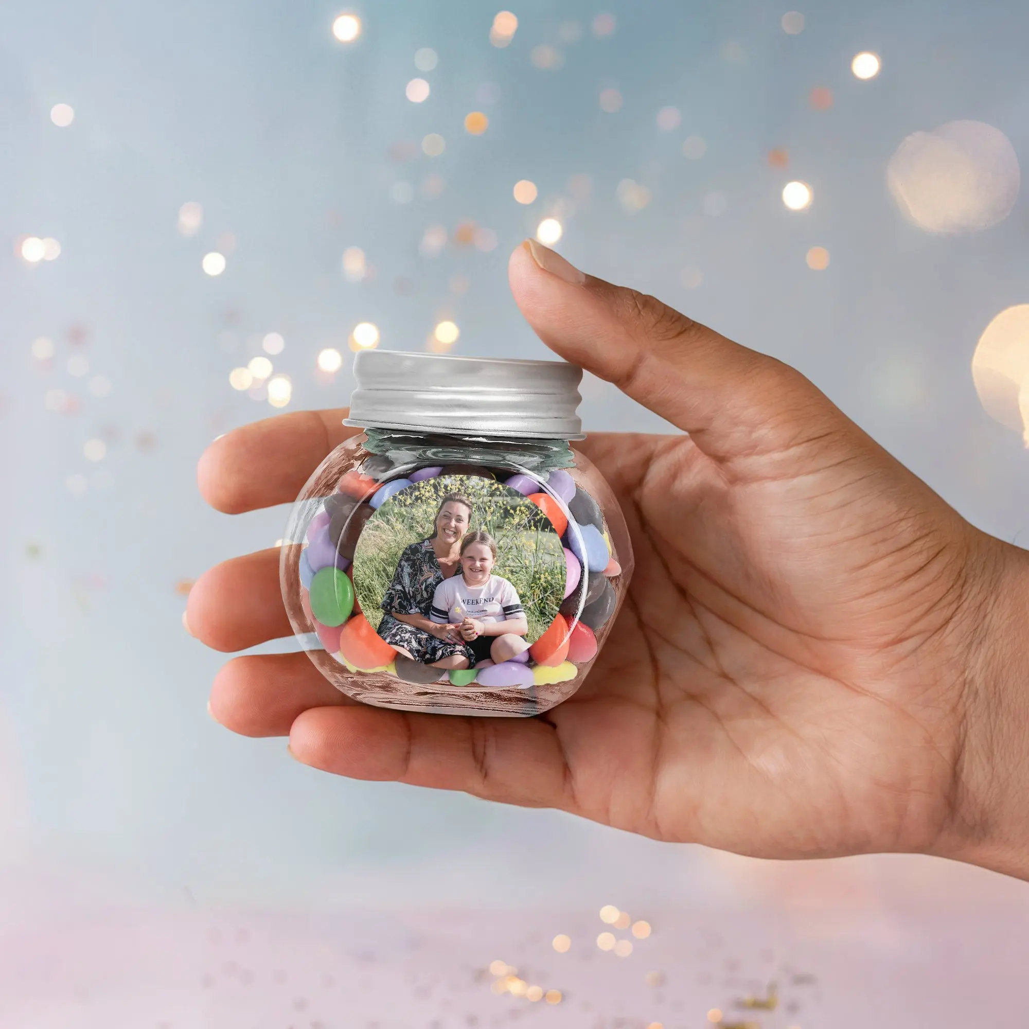 Barattolini Personalizzati con Confettini di Cioccolato