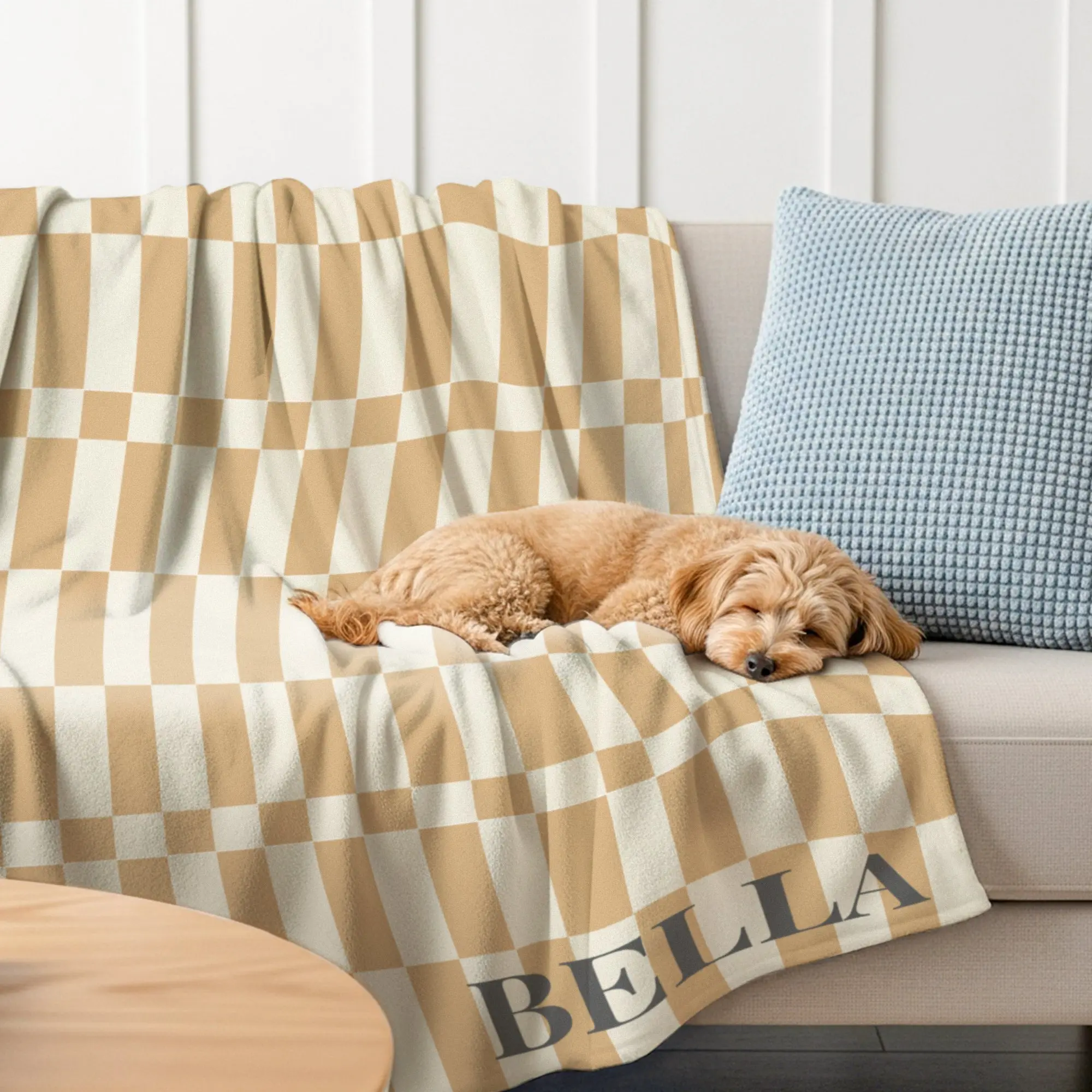 Coperta in Pile - Stampa a Quadri - Animali - 100x150