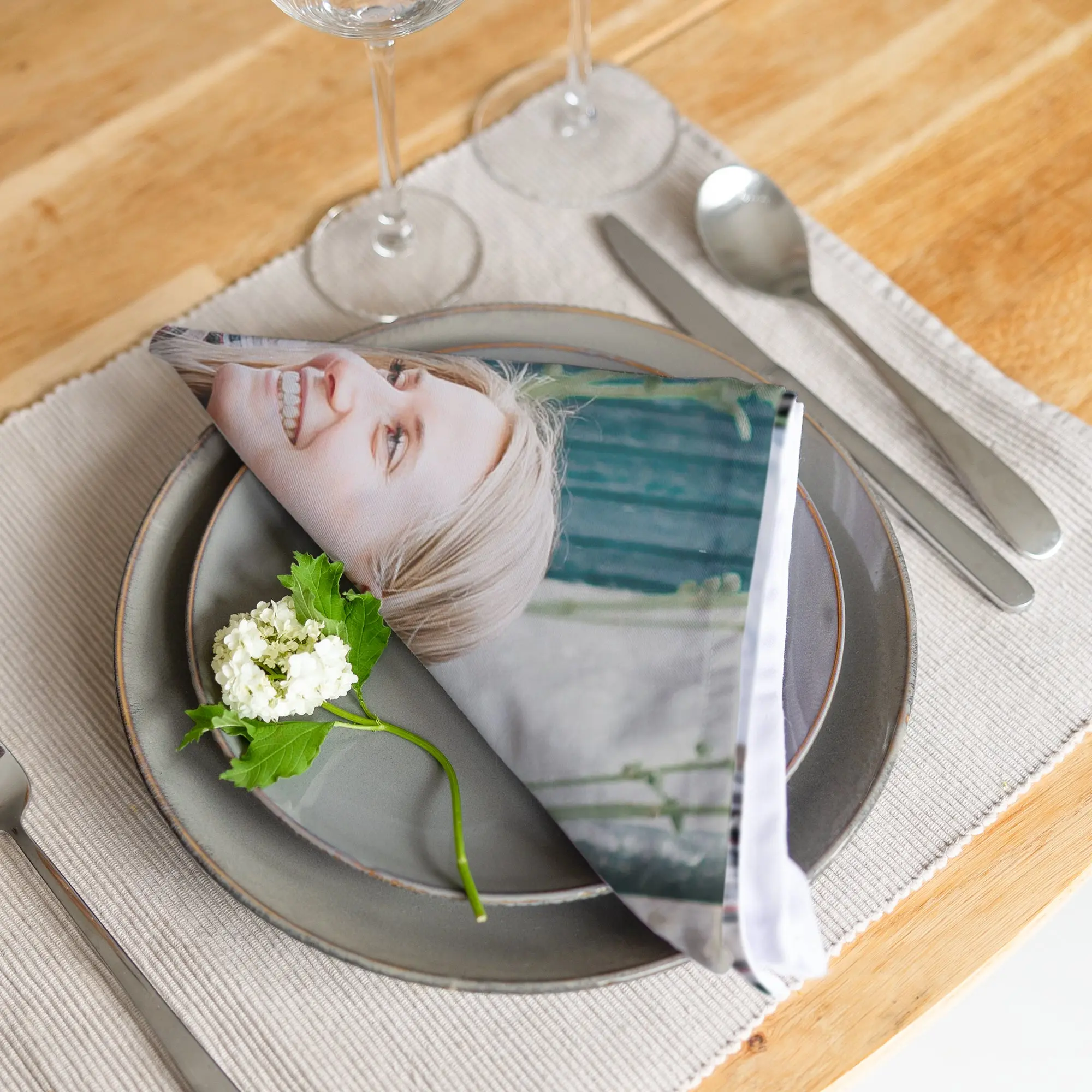 Tovaglioli personalizzati - 45x45cm (set di 2)