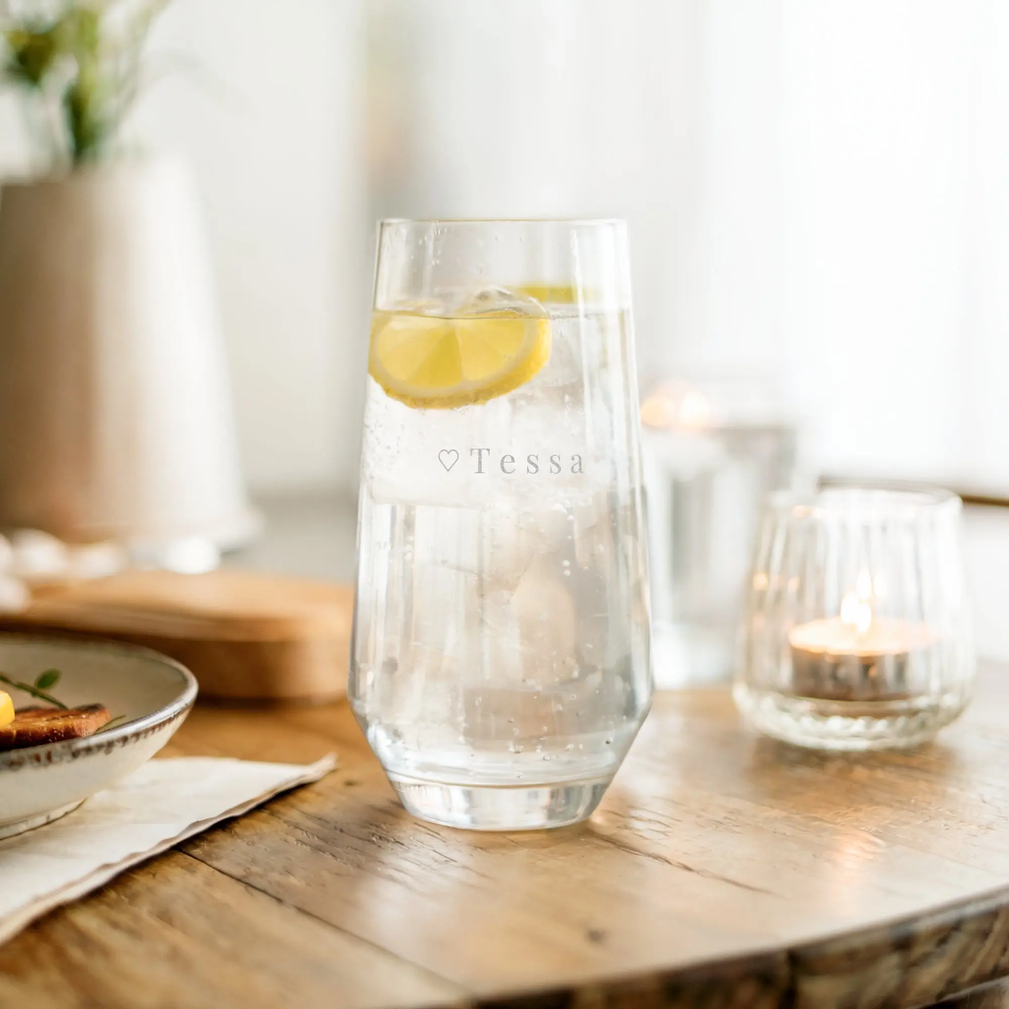 Bicchiere da acqua personalizzato - Cristallo